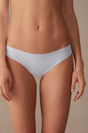 Chiloți Dama Intimissimi Brazilian in Seamless Ultra Light Microfiber Albastri | RO NB2483