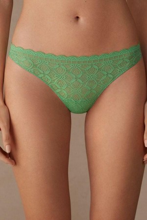 Chiloți Dama Intimissimi Dantela and Microfiber Brazilian Verde Menta | RO ZG2488