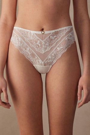 Chiloți Dama Intimissimi Fearless Femininity Hipster Brazilian Albi | RO LH2304