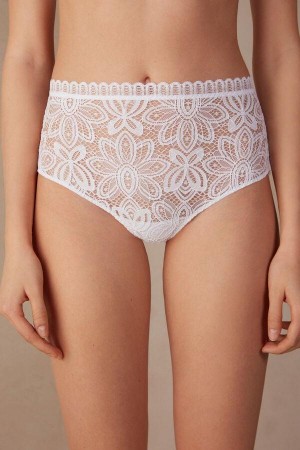 Chiloți Dama Intimissimi Hot Summer Days High Rise Hipster Brazilian Albi | RO AP2296