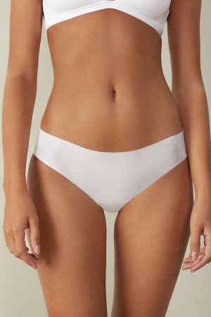 Chiloți Dama Intimissimi Seamless Microfiber Albi | RO OR2421