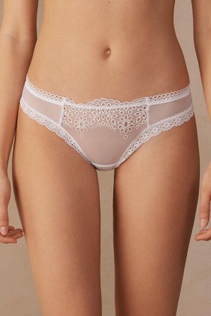 Chiloți Dama Intimissimi Timeless Simplicity Brazilian Albi | RO MA2456