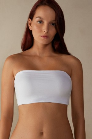 Maiou Dama Intimissimi Bumbac Bra Albi | RO AP1724