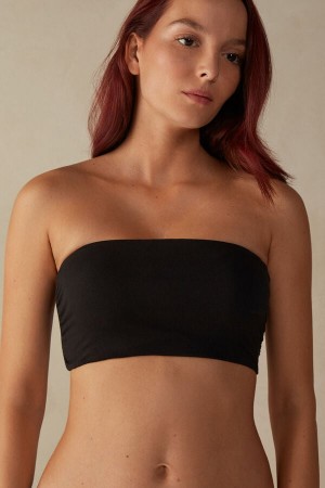 Maiou Dama Intimissimi Bumbac Bra Negrii | RO SO1725