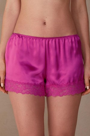 Pijama Dama Intimissimi Silk Shorts Roz | RO IS1981