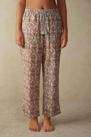 Pijama Dama Intimissimi Spices Garden Bumbac Trousers Colorati | RO AP2010