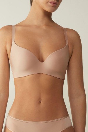 Sutiene Dama Intimissimi Adele Triangle in Ultralight Microfiber Bej | RO OR1176