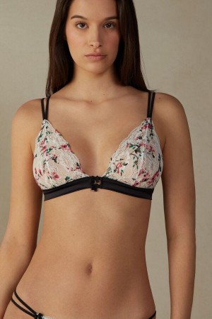 Sutiene Dama Intimissimi Bloom & Blossom Triangle Albi | RO BC1165