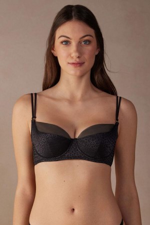 Sutiene Dama Intimissimi Cool Minimal Demi Negrii | RO LH1498