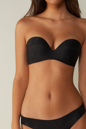 Sutiene Dama Intimissimi Daila Ultralight Microfiber Bandeau Negrii | RO AP1100