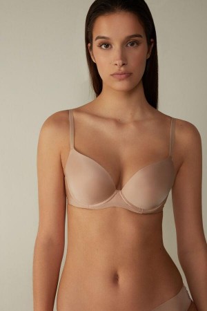 Sutiene Dama Intimissimi Irina Microfiber Balconette Bej | RO RW1119