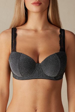 Sutiene Dama Intimissimi Shimmer All Night Love Sofia Balconette Argintii | RO DN1518