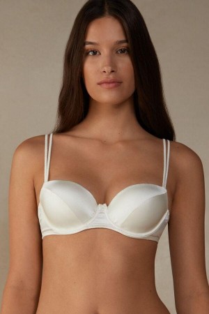 Sutiene Dama Intimissimi Sofia Balconette in Silk Albi | RO BC1035