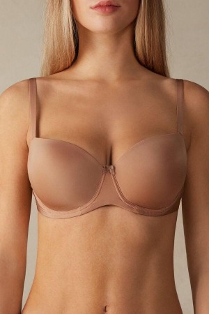 Sutiene Dama Intimissimi Sofia Balconette in Ultralight Microfiber Bej | RO NB1556