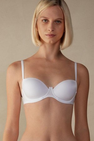 Sutiene Dama Intimissimi Sofia Balconette in Ultralight Microfiber Albi | RO UT1564