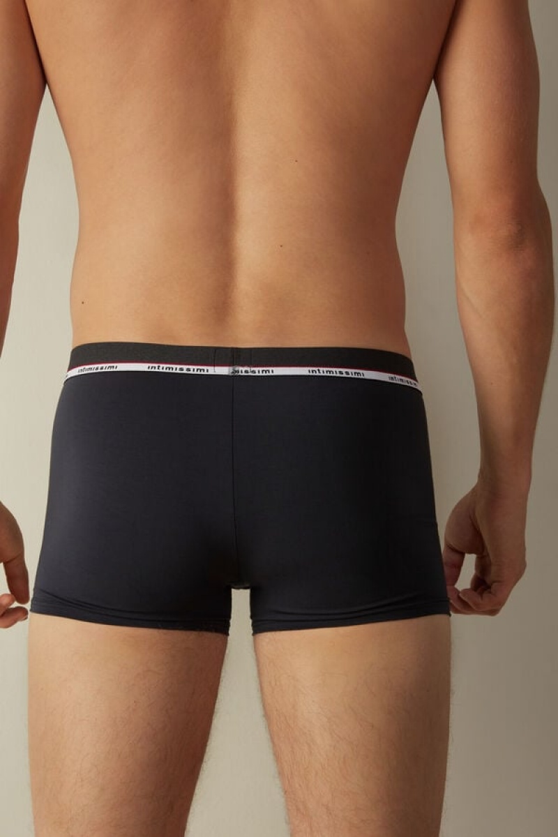 Boxer Barbati Intimissimi Micromodal Albastri | RO RW2582