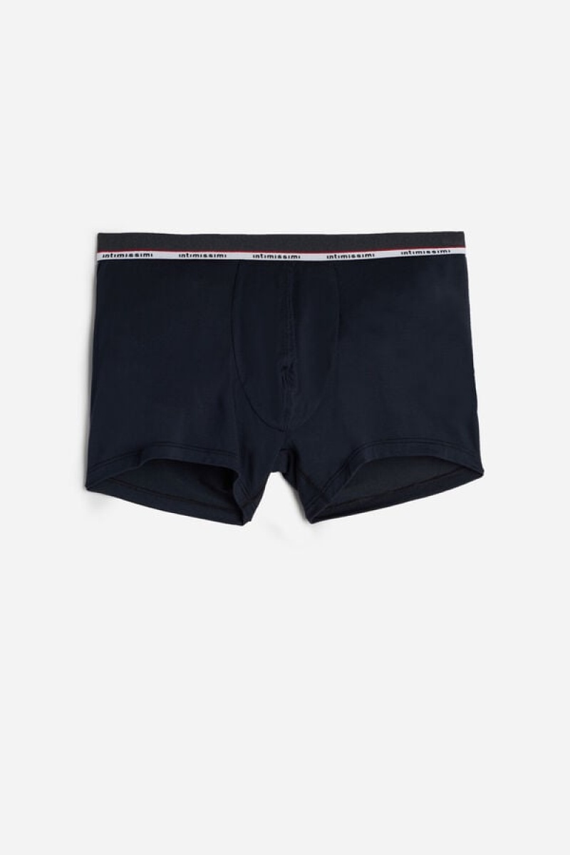 Boxer Barbati Intimissimi Micromodal Albastri | RO RW2582