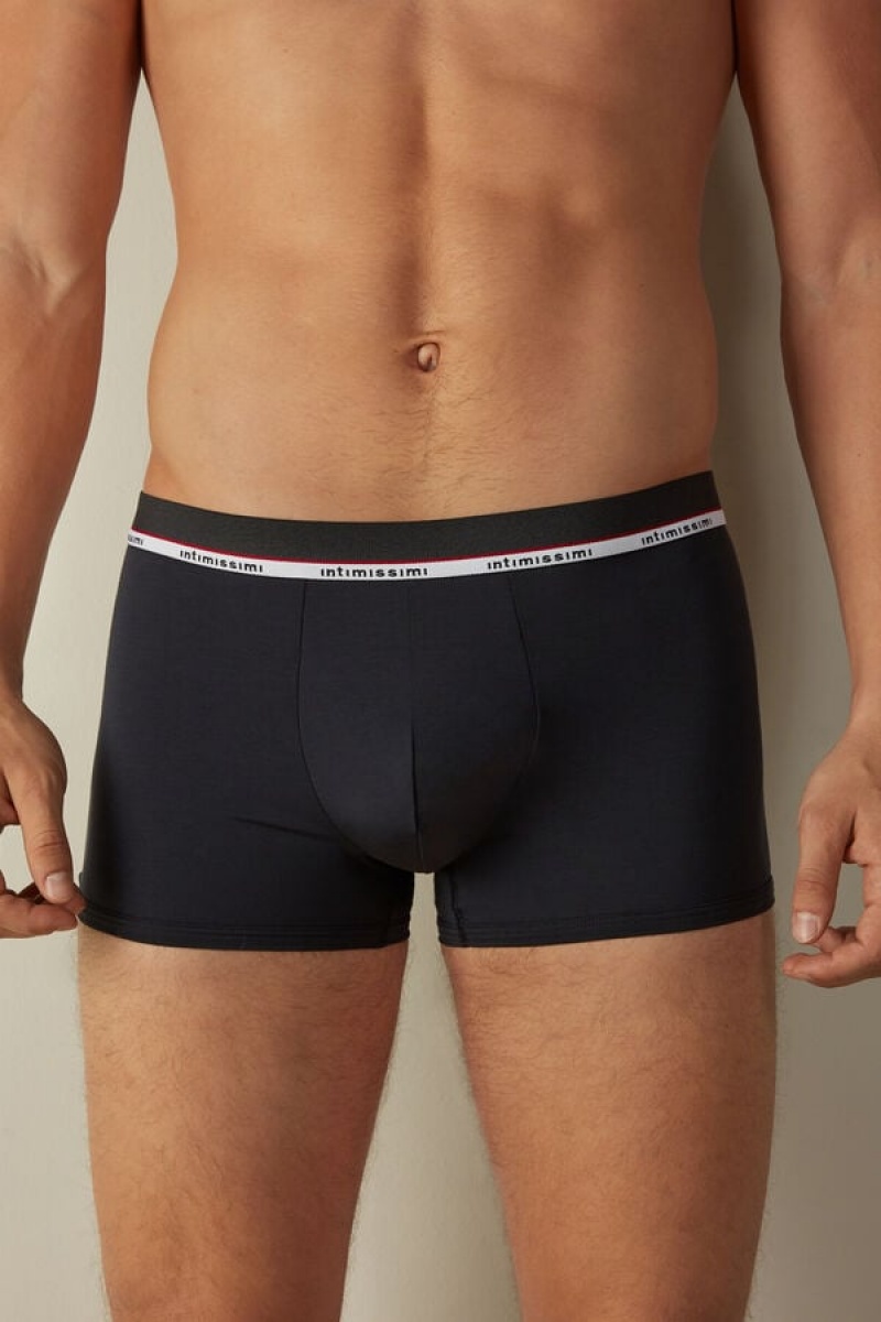 Boxer Barbati Intimissimi Micromodal Albastri | RO RW2582