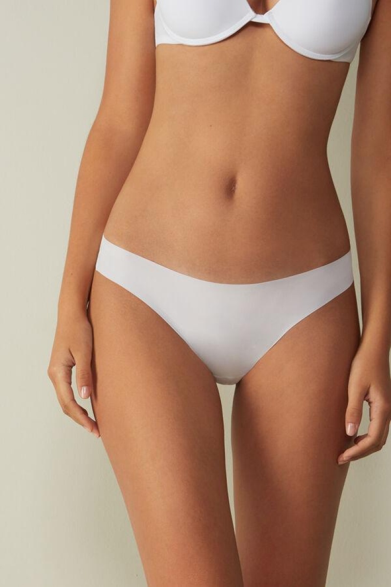 Chiloți Dama Intimissimi Brazilian in Seamless Ultra Light Microfiber Albi | RO MA2560