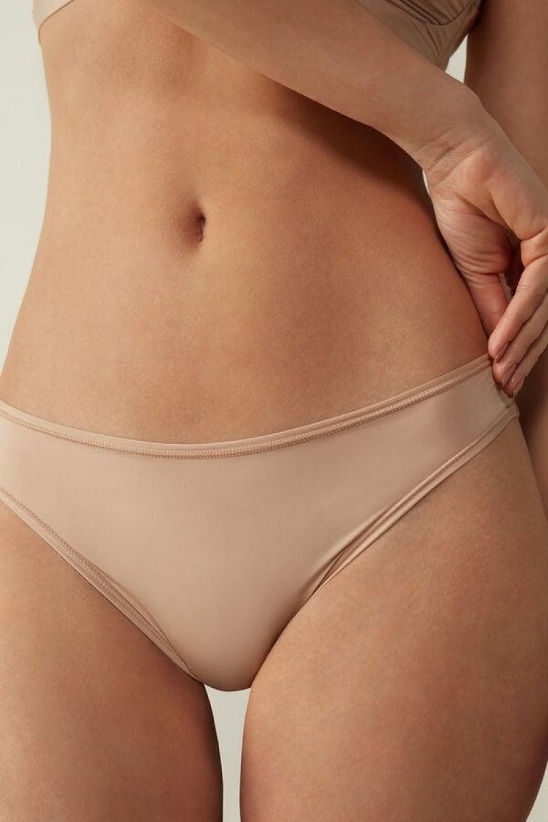 Chiloți Dama Intimissimi Brazilian in Ultralight Microfiber Bej | RO MA2534