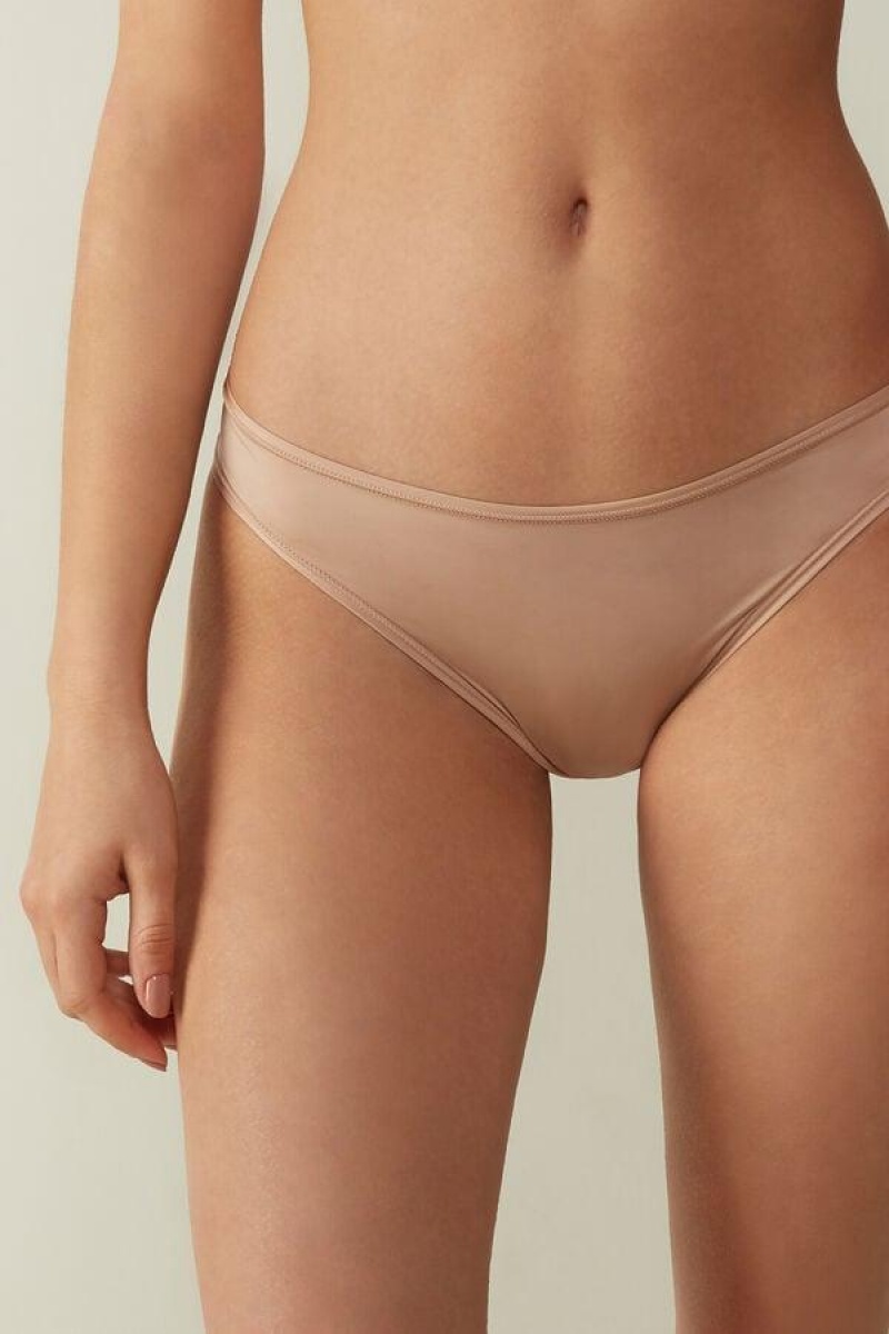 Chiloți Dama Intimissimi Brazilian in Ultralight Microfiber Bej | RO MA2534