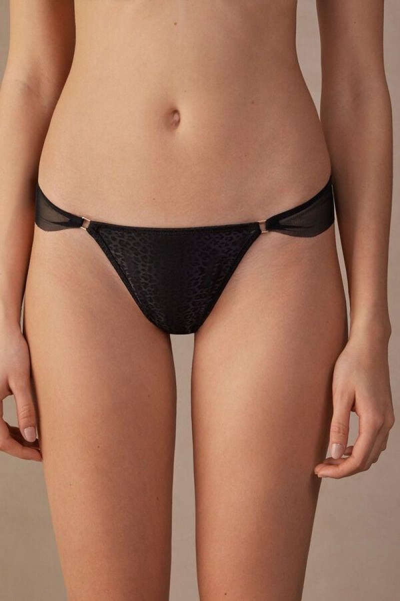 Chiloți Dama Intimissimi Cool Minimal Brazilian Negrii | RO RW2478