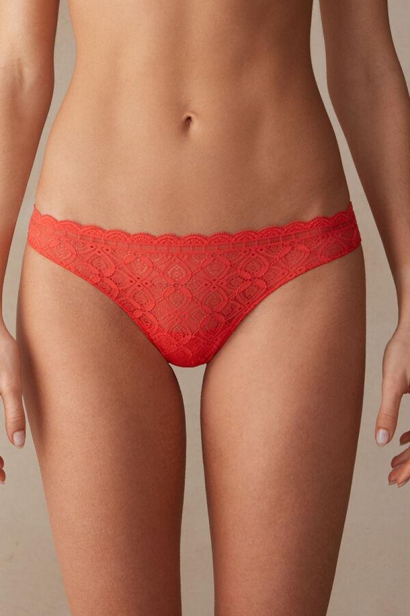 Chiloți Dama Intimissimi Dantela and Microfiber Brazilian Rosii Inchis | RO CE2486