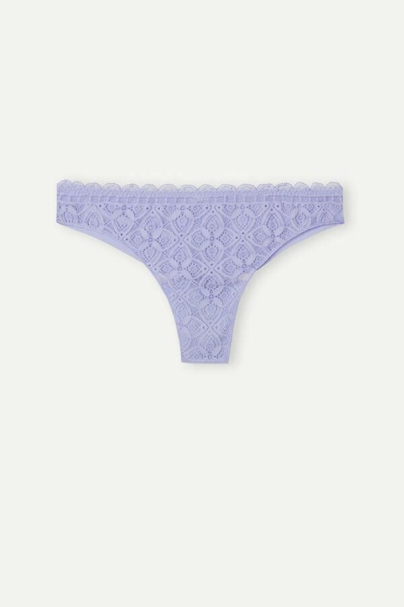 Chiloți Dama Intimissimi Dantela and Microfiber Brazilian Lavanda | RO KI2490