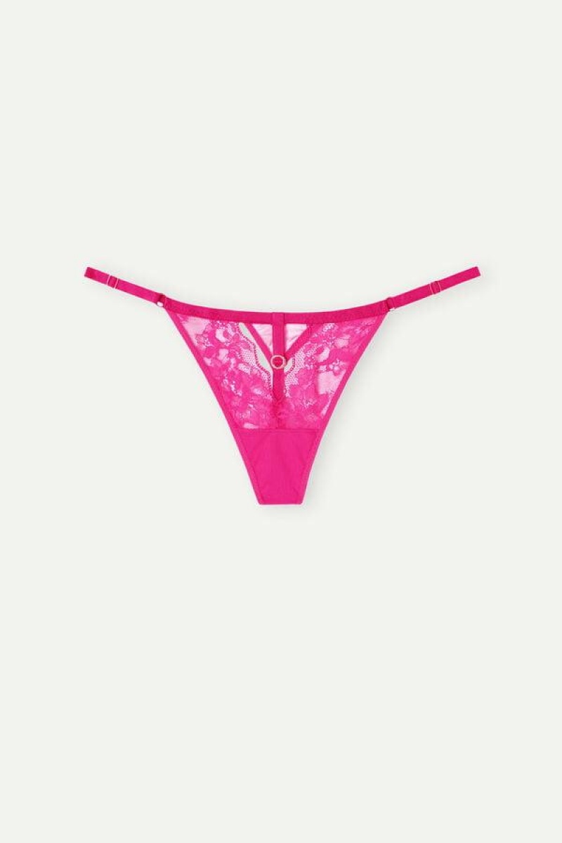 Chiloți Dama Intimissimi Fearless Femininity String Tanga Roz | RO VD2256