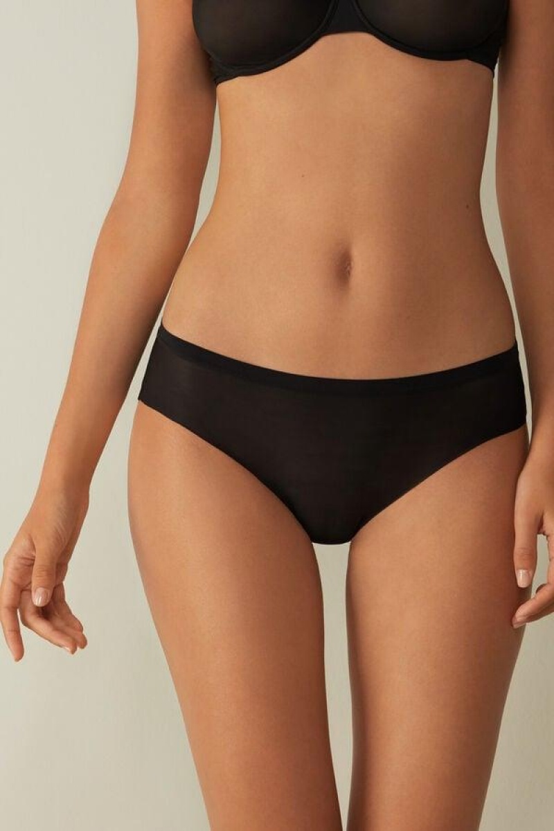 Chiloți Dama Intimissimi Invisible Touch Briefs Negrii | RO IS2344