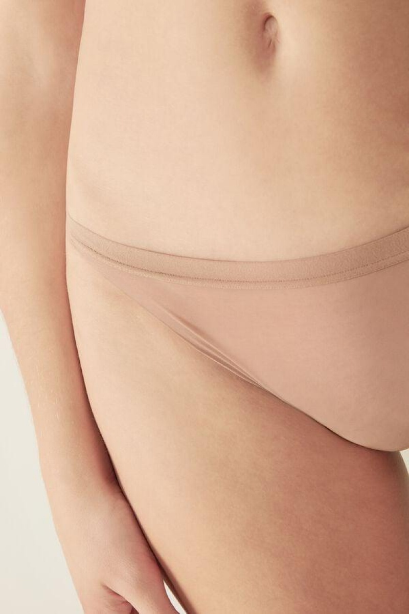 Chiloți Dama Intimissimi Invisible Touch String Bej | RO DN2443