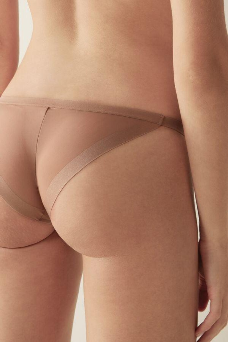 Chiloți Dama Intimissimi Invisible Touch String Bej | RO DN2443