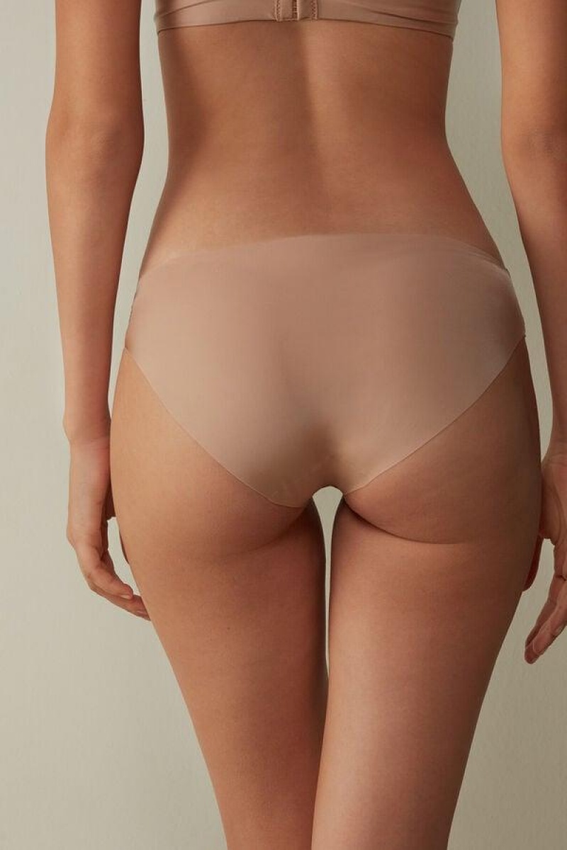 Chiloți Dama Intimissimi Seamless Microfiber Bej | RO PQ2420