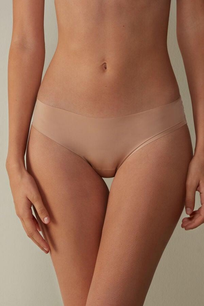 Chiloți Dama Intimissimi Seamless Microfiber Bej | RO PQ2420