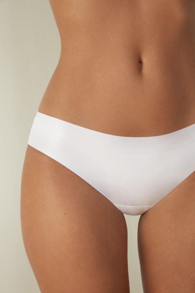 Chiloți Dama Intimissimi Seamless Microfiber Albi | RO OR2421