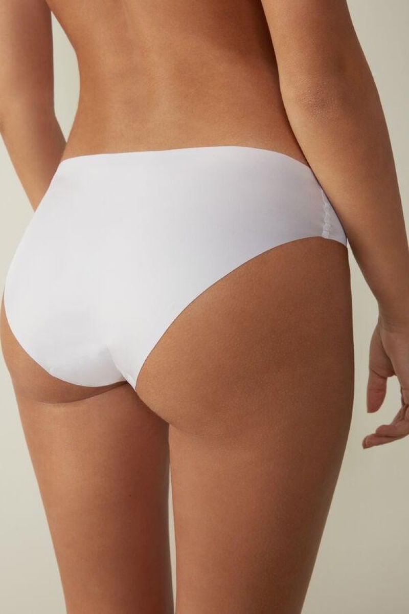 Chiloți Dama Intimissimi Seamless Microfiber Albi | RO OR2421