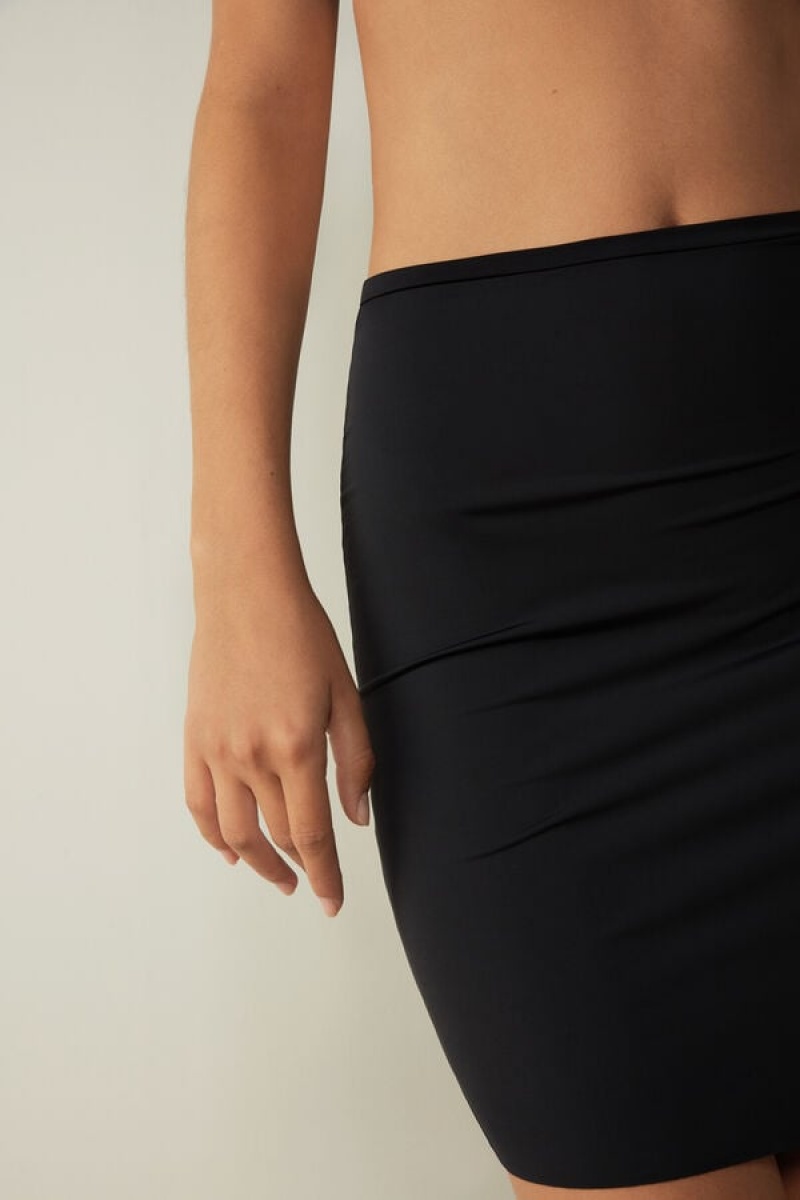 Lenjerie Dama Intimissimi Skirt in Microfiber Negrii | RO DN1908