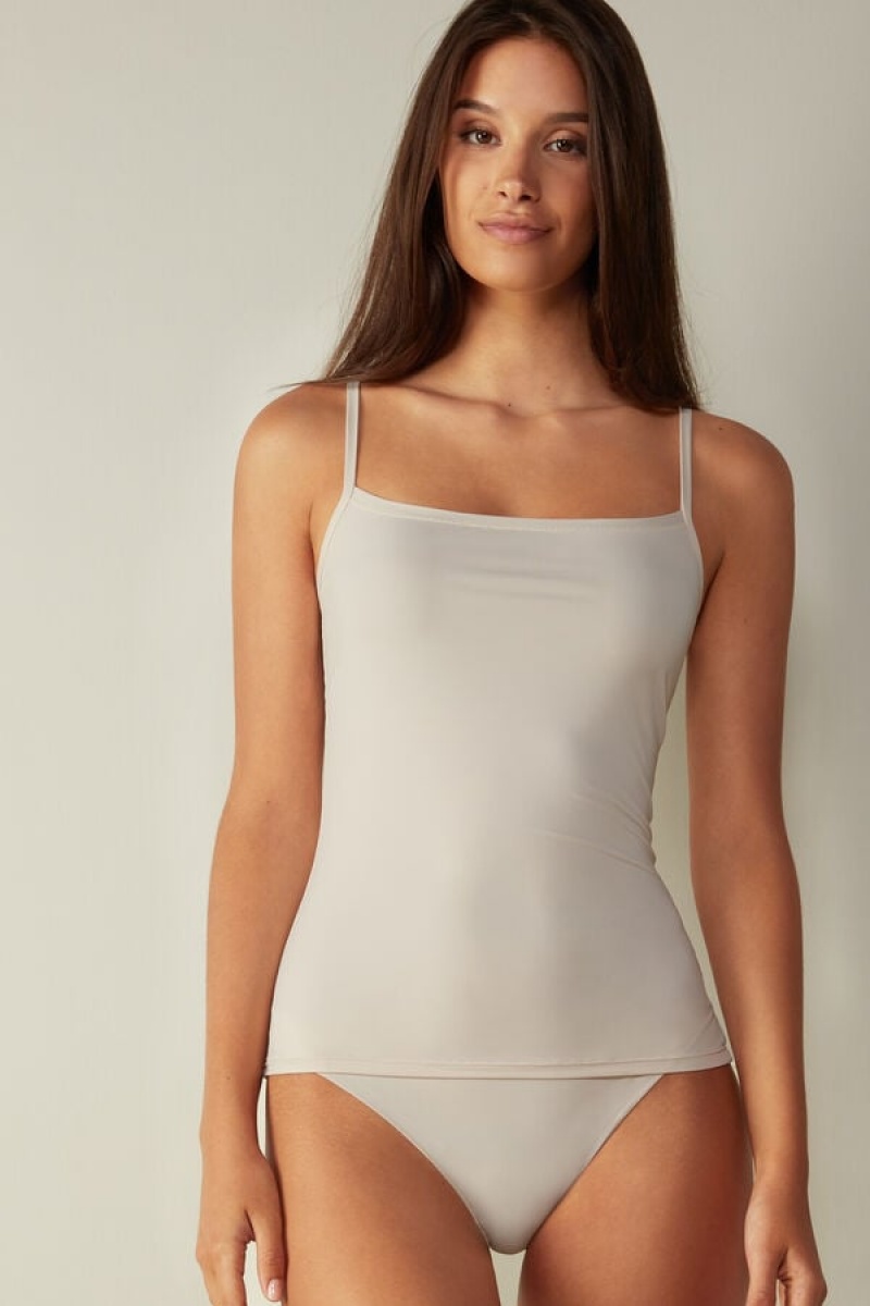 Maiou Dama Intimissimi Light Microfiber Cami Roz | RO EX1664