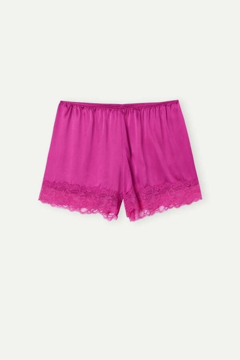 Pijama Dama Intimissimi Silk Shorts Roz | RO IS1981