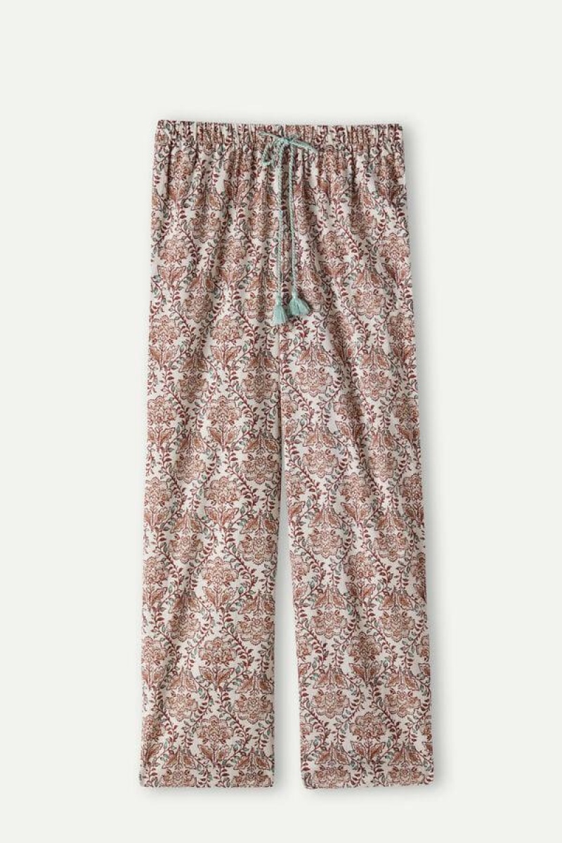 Pijama Dama Intimissimi Spices Garden Bumbac Trousers Colorati | RO AP2010