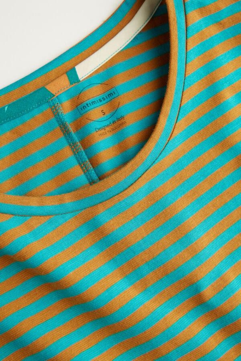 Pijama Dama Intimissimi Summer Vibes In Dungi Top Stripes | RO EX2080