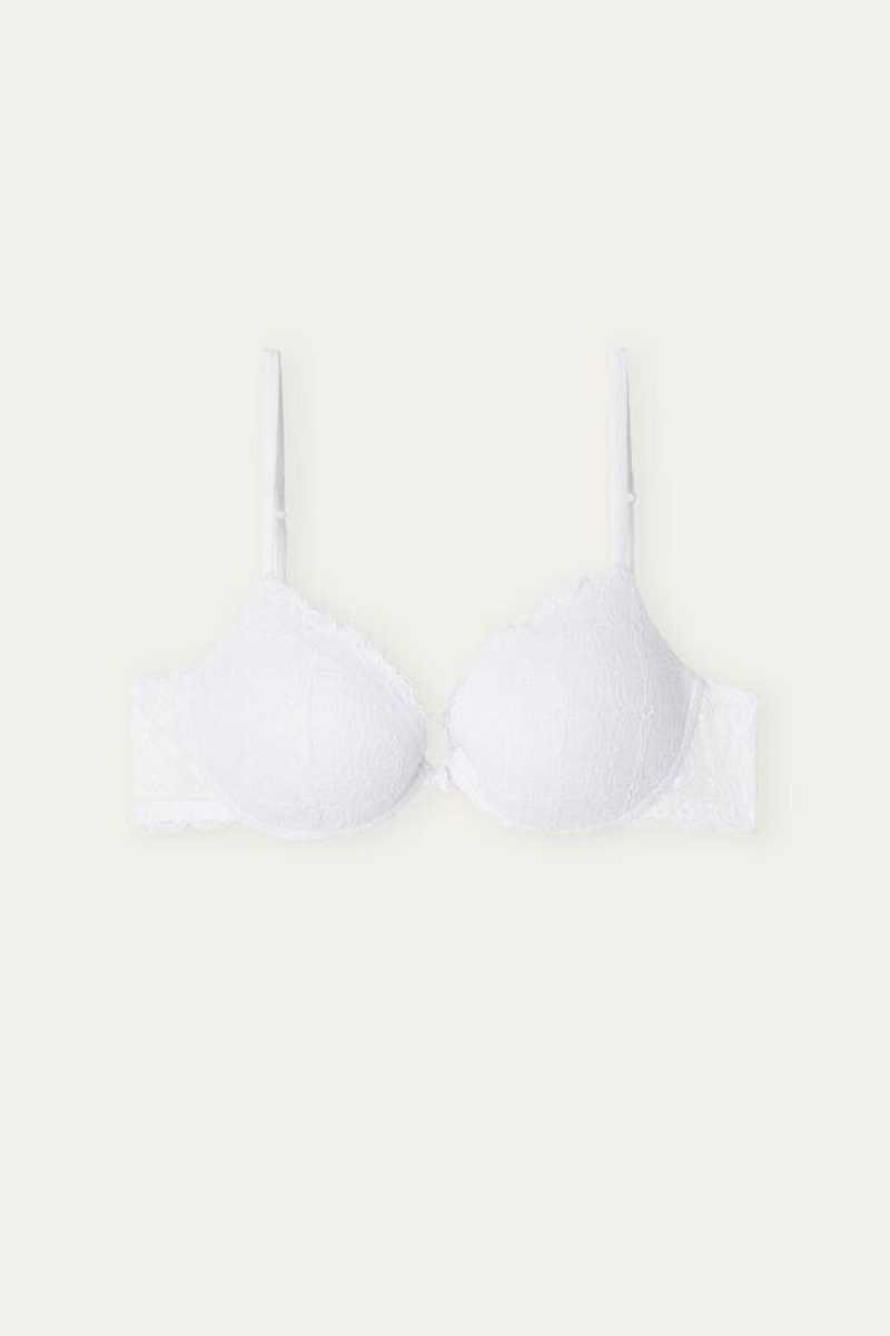 Sutiene Dama Intimissimi Bellissima Push-up in Dantela Albi | RO VD1320