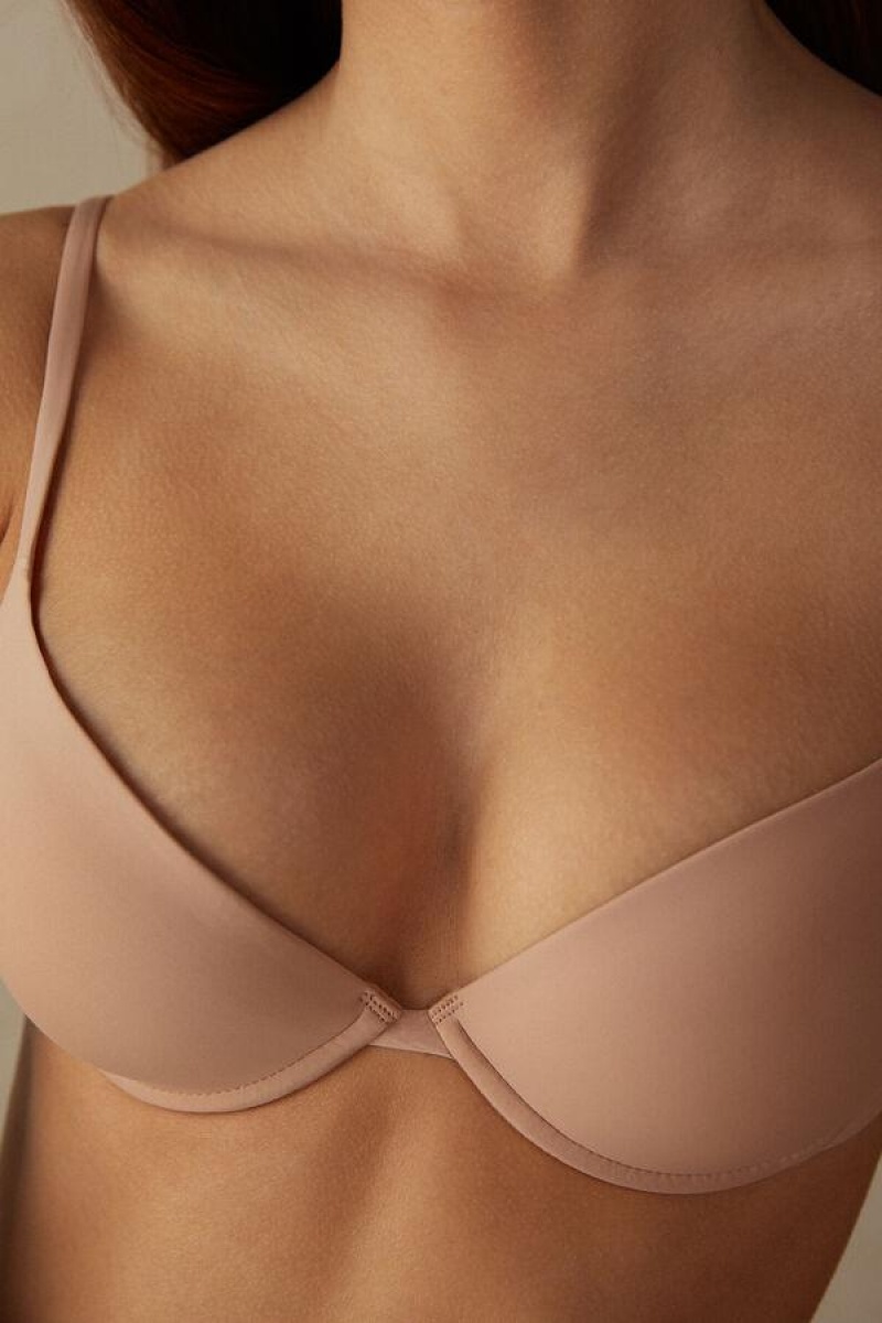 Sutiene Dama Intimissimi Bellissima Push-up in Microfiber Bej | RO VD1346