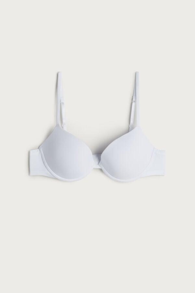 Sutiene Dama Intimissimi Bellissima Push-up in Microfiber Albi | RO NB1348