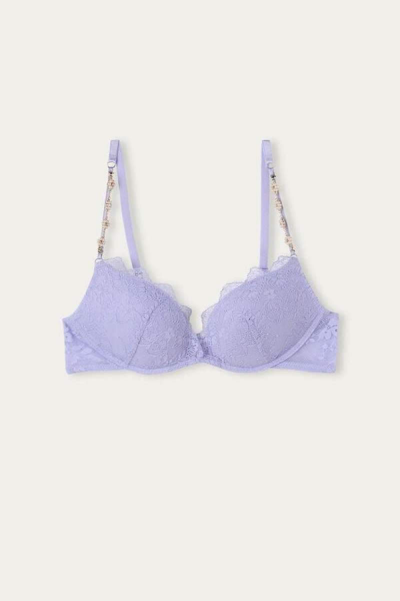 Sutiene Dama Intimissimi Cover Me in Daisies Gioia Super Push-up Lavanda | RO WY1273