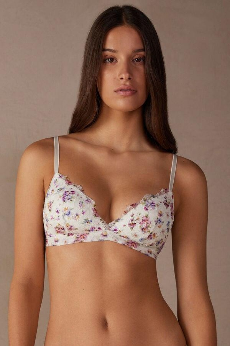 Sutiene Dama Intimissimi Dreaming of Spring Tiziana Triangle Albi | RO LH1368