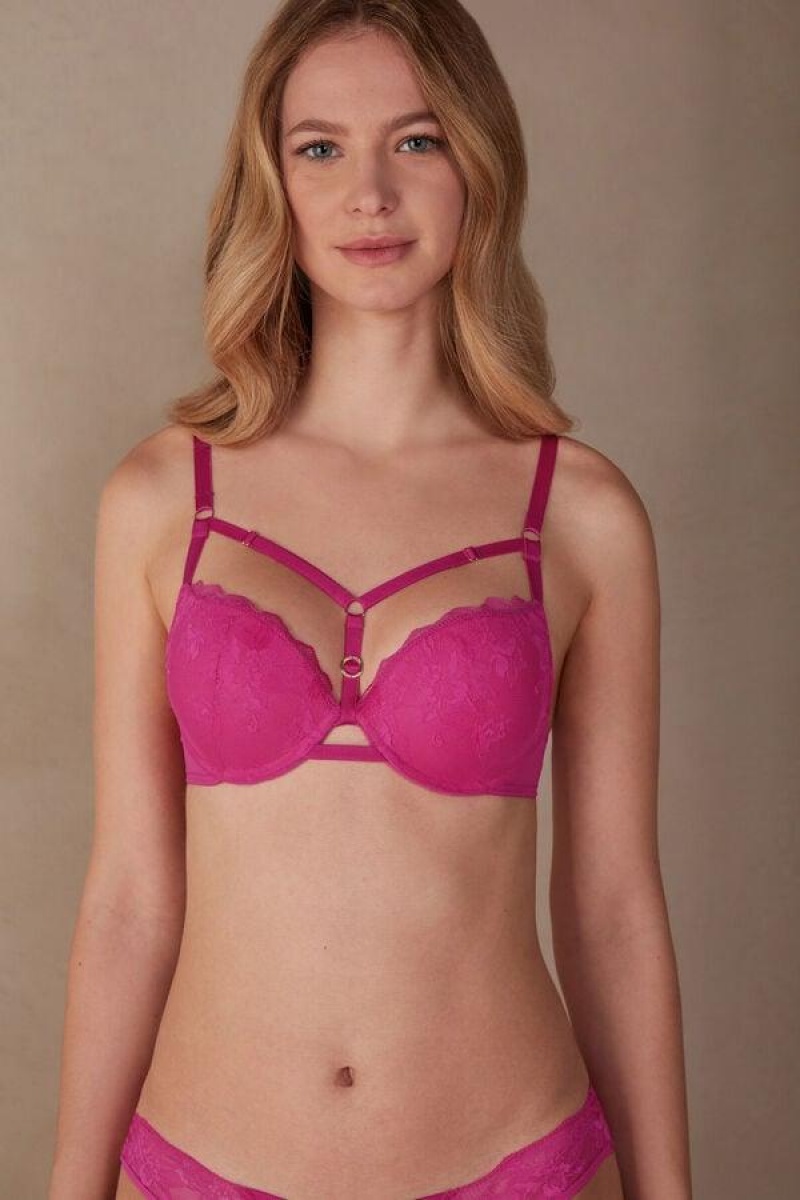 Sutiene Dama Intimissimi Fearless Femininity Elettra Super Push-up Roz | RO FM1285