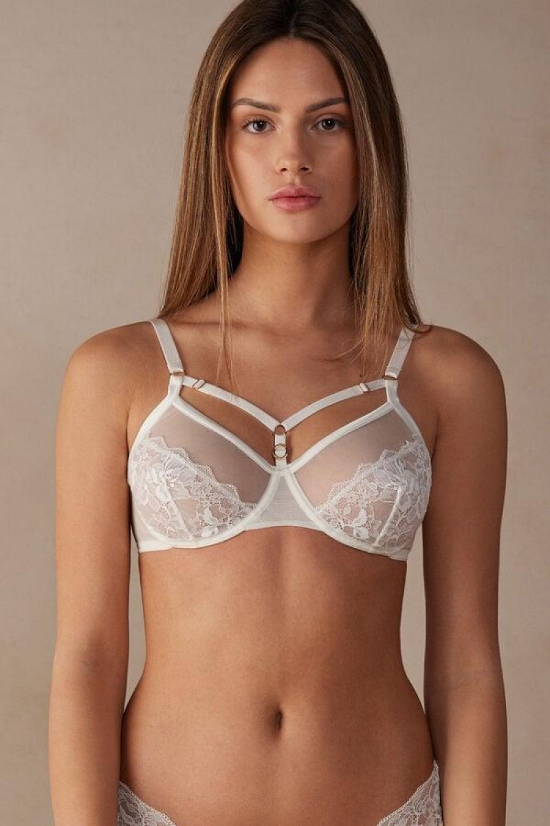 Sutiene Dama Intimissimi Fearless Femininity Sveva Balconette Albi | RO LH1030