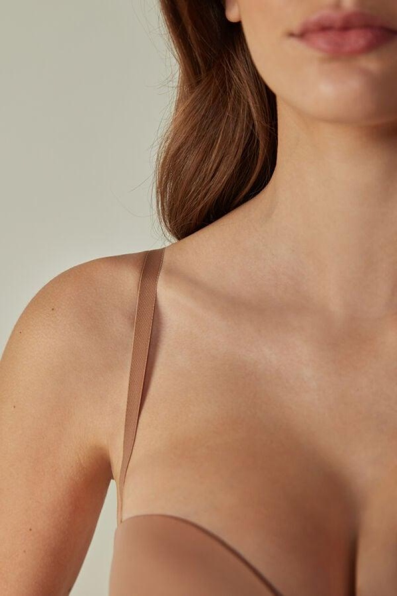 Sutiene Dama Intimissimi Gioia Bandeau Bej | RO QZ1220