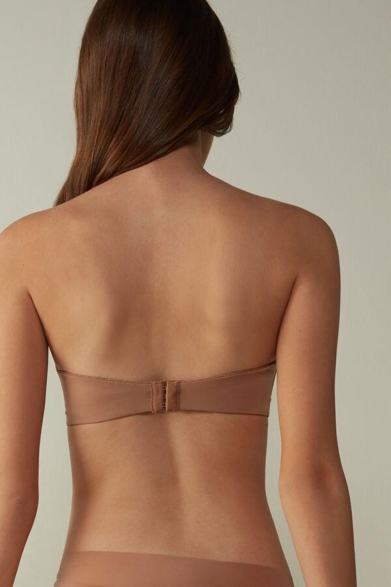 Sutiene Dama Intimissimi Gioia Bandeau Bej | RO QZ1220